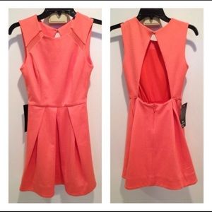 Bebe Contrast Raglan Inset Dress